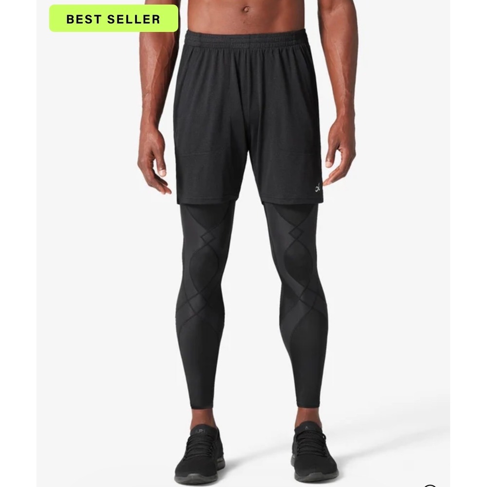 CW-X Stabilyx Joint Support Compression Tights Sports Black Small Men's - Picture 9 of 9